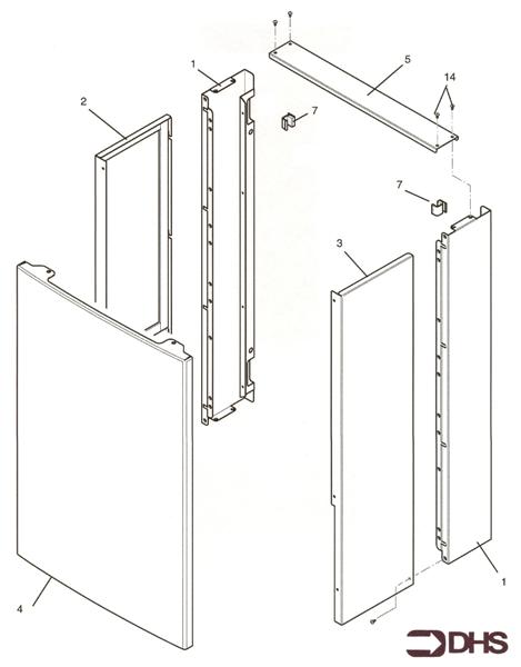 Exploded Diagram for CASING ASSY