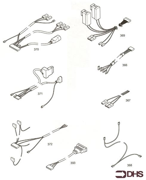 Exploded Diagram for WIRING HARNESSES