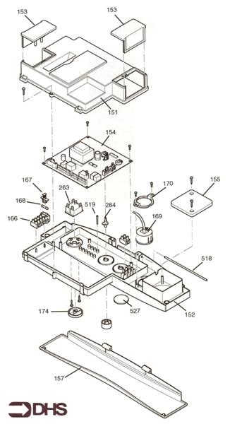 Exploded Diagram for CONTROLS