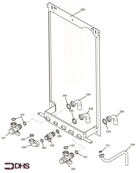 Exploded Diagram for WALL JIG - HYDRALIC CONNECTION
