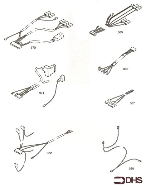 Exploded Diagram for WIRING HARNESSES