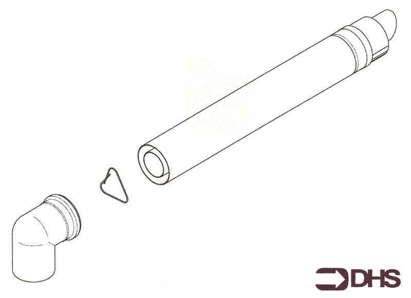 Exploded Diagram for STANDARD FLUE KIT