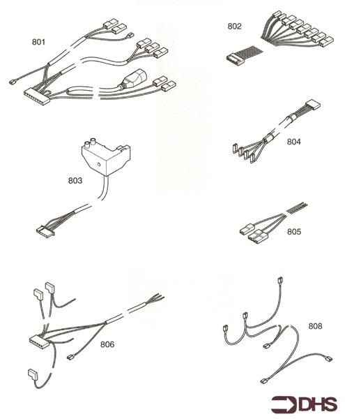 Exploded Diagram for WIRING HARNESSES