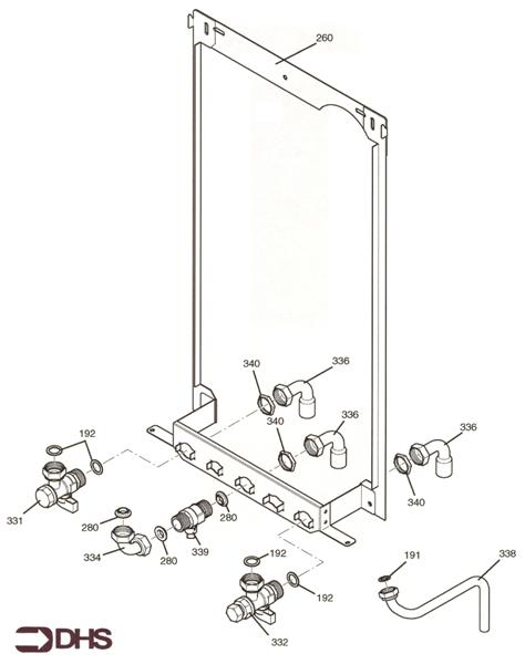 Exploded Diagram for WALL JIG - HYDRALIC CONNECTION