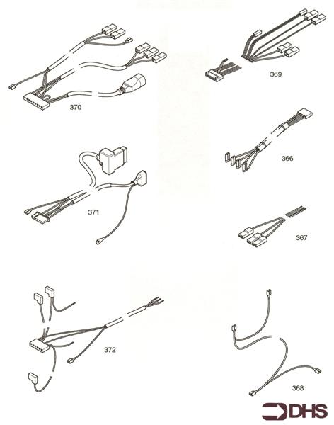 Exploded Diagram for WIRING HARNESSES