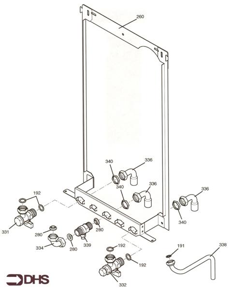 Exploded Diagram for WALL JIG - HYDRALIC CONNECTION