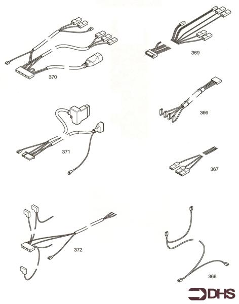 Exploded Diagram for WIRING HARNESSES