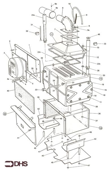Exploded Diagram for BOILER ASSY