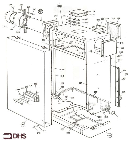 CASING AND FLUE ASSY logo