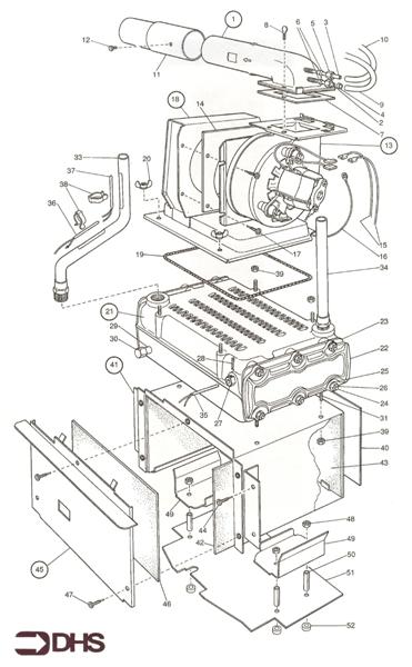 Exploded Diagram for BOILER ASSY