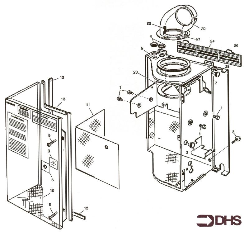 Exploded Diagram for CASING ASSY