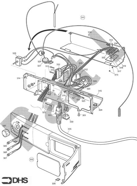 Exploded Diagram for CONTROL ASSY 45/50L & 50/70L