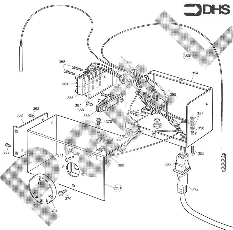 Exploded Diagram for CONTROL ASSY