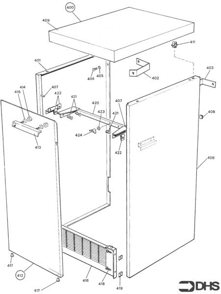 Exploded Diagram for CASING ASSY RS 46 & MK1
