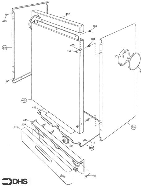 Exploded Diagram for OUTER CASING