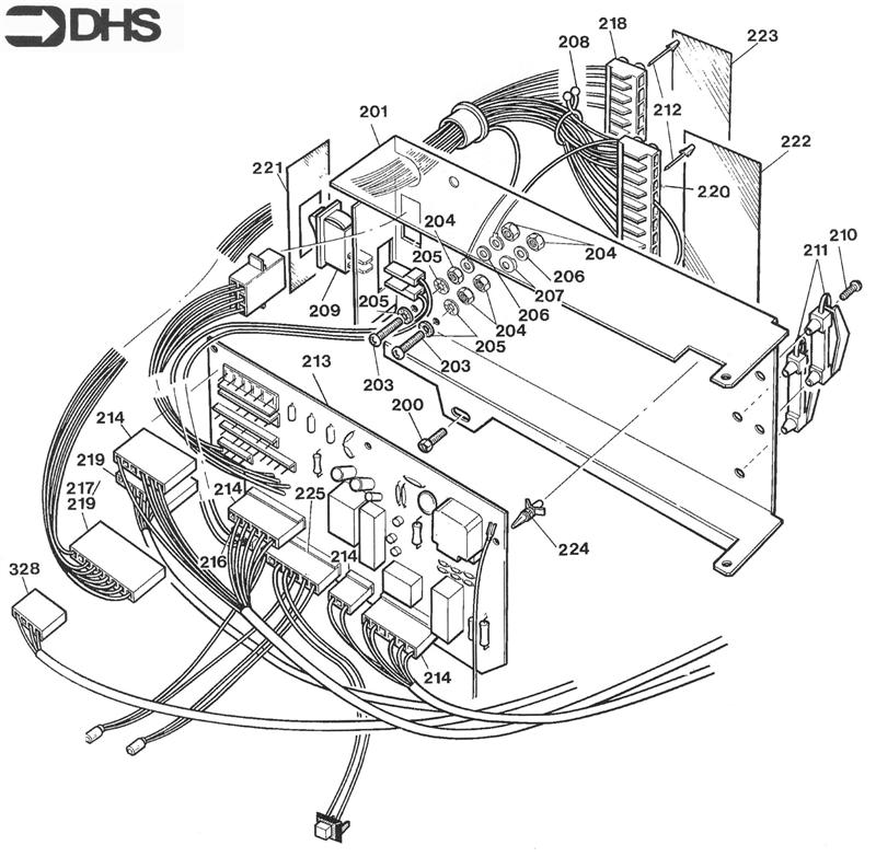 Exploded Diagram for CONTROL ASSY