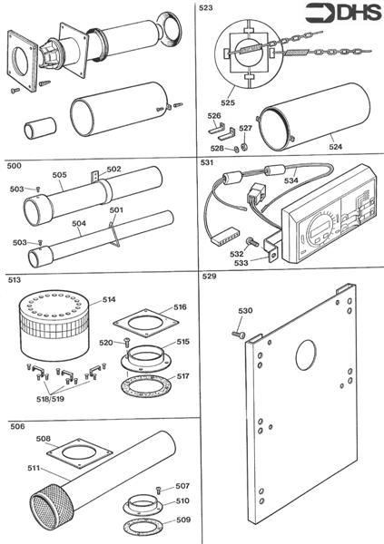 Exploded Diagram for OPTIONAL EXTRAS