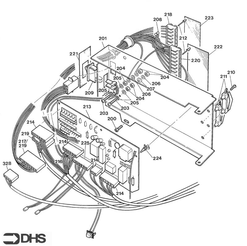 Exploded Diagram for CONTROL ASSY