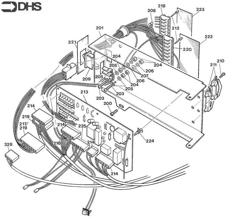 Exploded Diagram for CONTROL ASSY