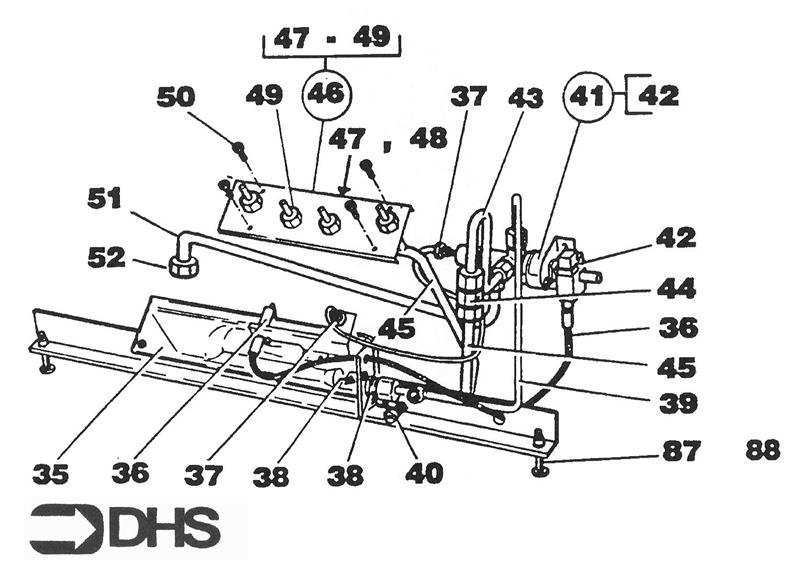 Exploded Diagram for BURNER ASSY