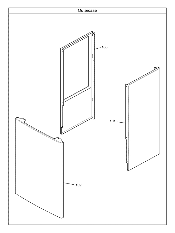 Exploded Diagram for OUTER CASE