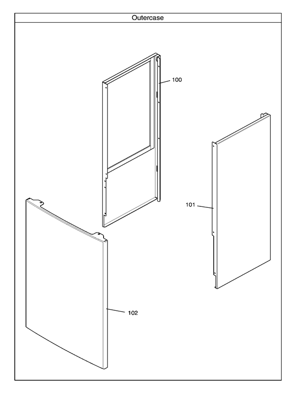 Exploded Diagram for OUTERCASE