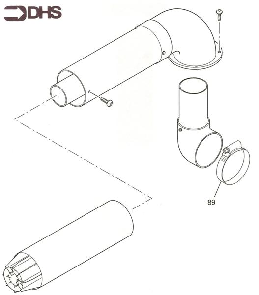 Exploded Diagram for FLUE ASSY