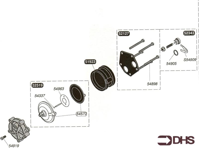 Exploded Diagram for WATER VALVE