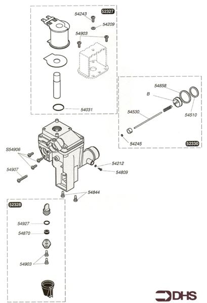 Exploded Diagram for GAS VALVE