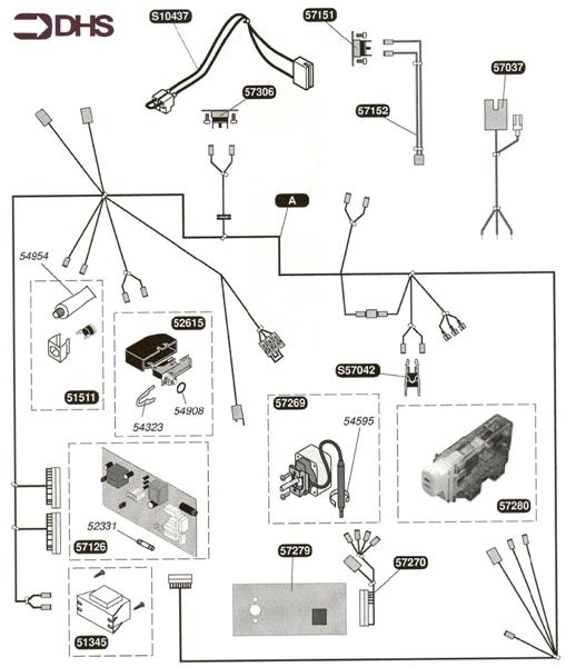 Exploded Diagram for HARNESS & ELECTRIC BOX