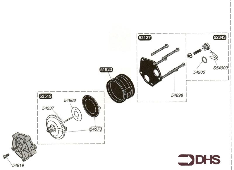 Exploded Diagram for WATER VALVE