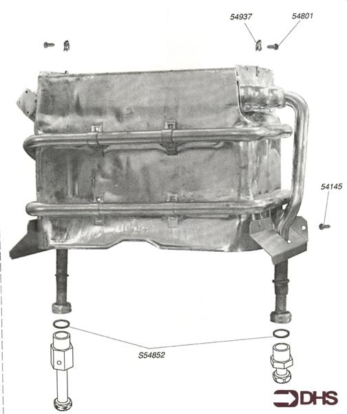 Exploded Diagram for HEAT EXCHANGER