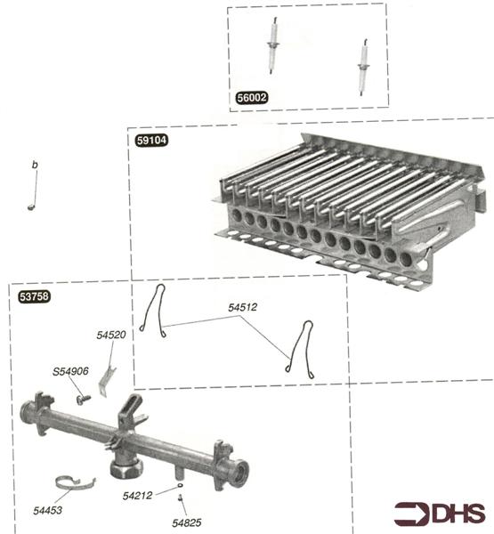 Exploded Diagram for BURNER
