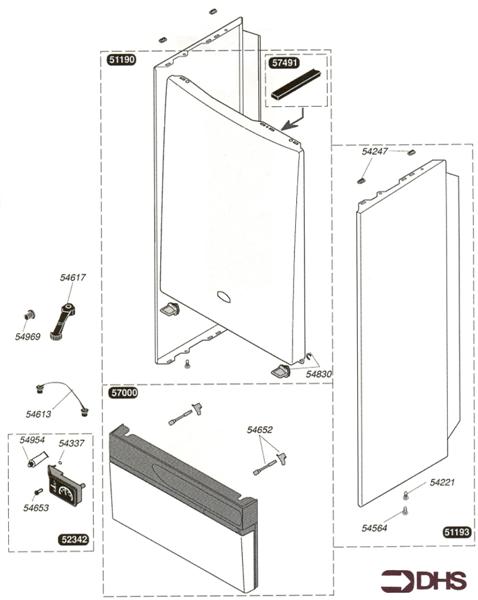 Exploded Diagram for CASING