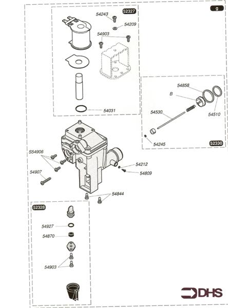 Exploded Diagram for GAS VALVE