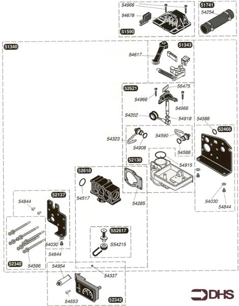 Exploded Diagram for REVERSING VALVE