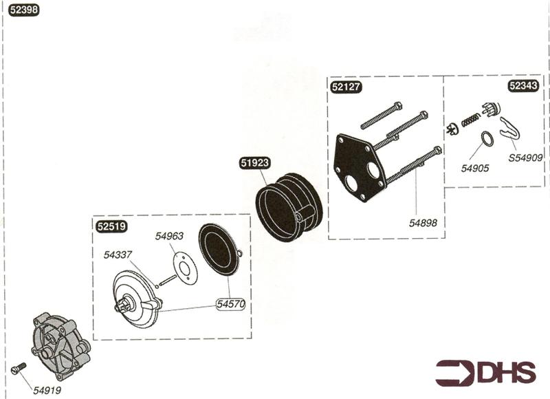Exploded Diagram for WATER VALVE