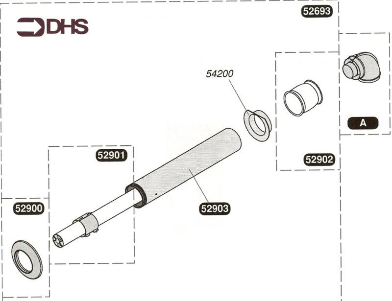 Exploded Diagram for FLUE KIT