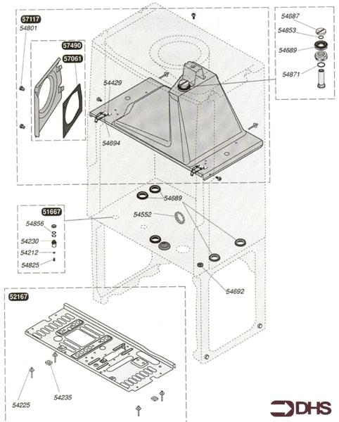 Exploded Diagram for FRAME