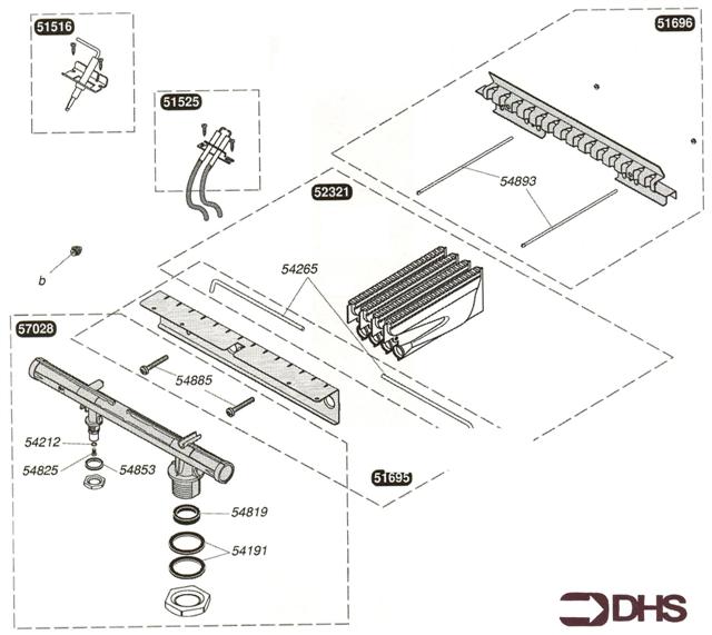 Exploded Diagram for BURNER