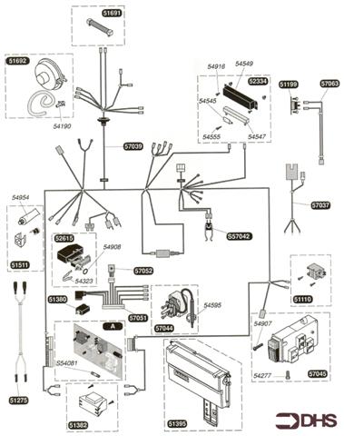 Exploded Diagram for HARNESS & ELECTRICAL BOX