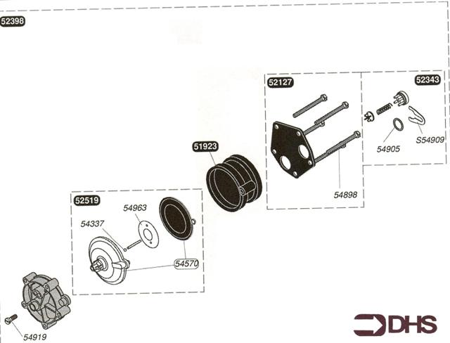 Exploded Diagram for WATER VALVE