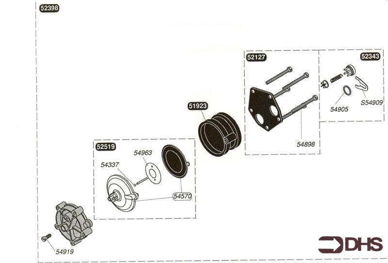 Exploded Diagram for WATER VALVE