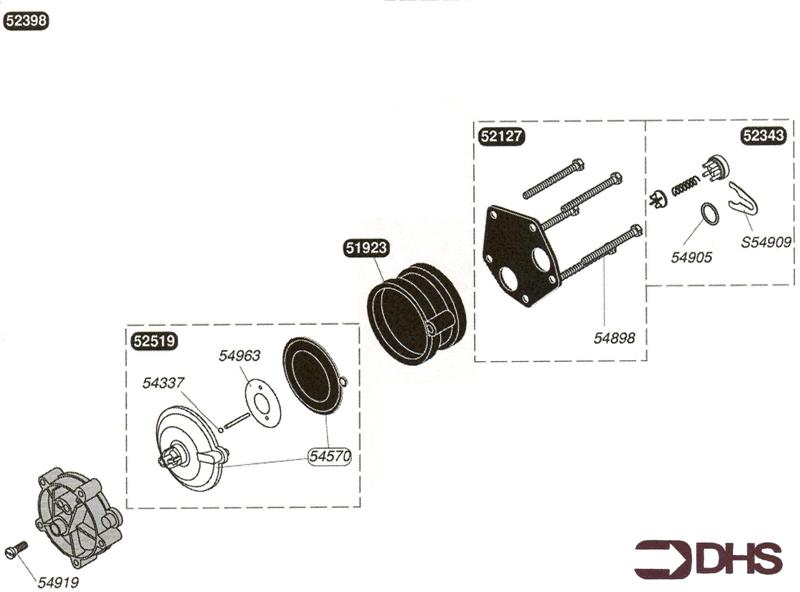 Exploded Diagram for WATER VALVE