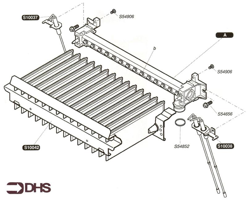 Exploded Diagram for BURNER