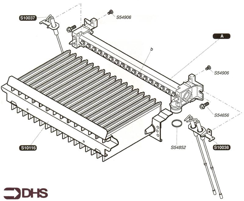 Exploded Diagram for BURNER