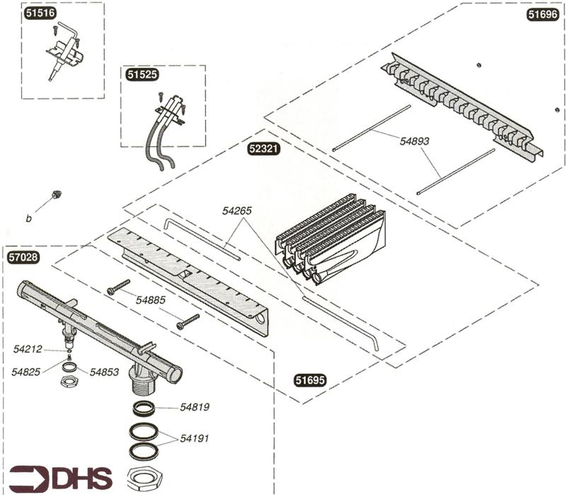 Exploded Diagram for BURNER