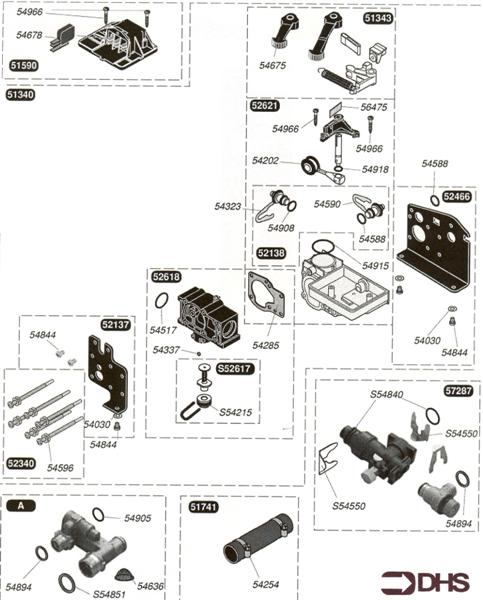 Exploded Diagram for REVERSING VALVE
