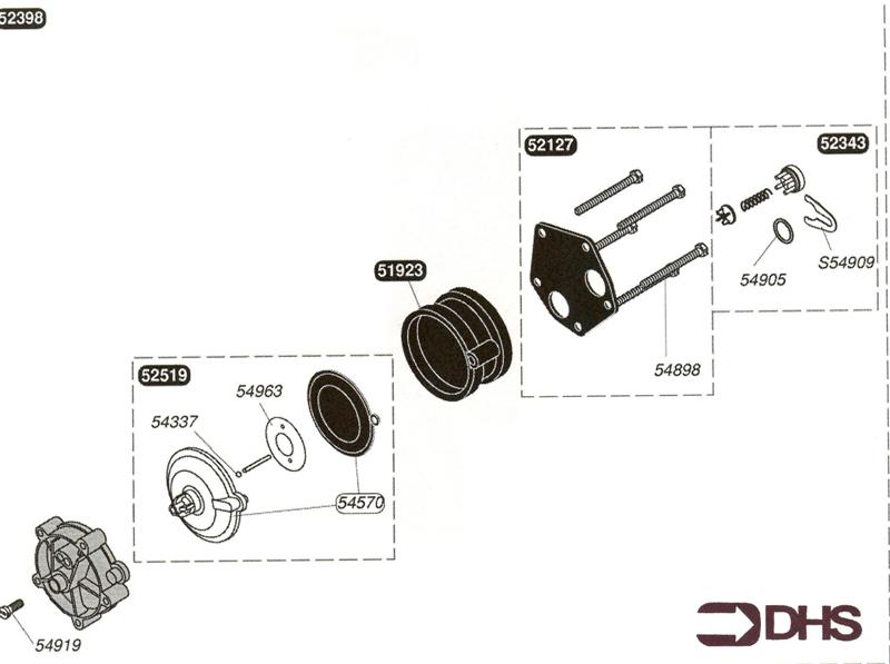 Exploded Diagram for WATER VALVE