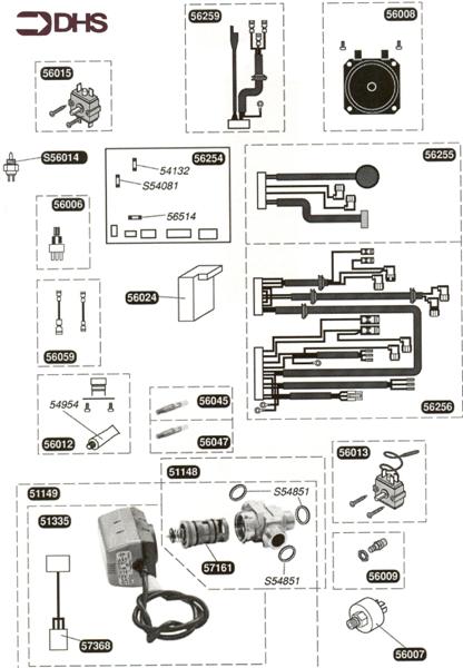 Exploded Diagram for HARNESS & ELECTRIC BOX